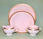 MIKASA GOLD CROWN 5 Pc Serve Serving Set Bowl, Platter, Creamer NIB Rare L3218