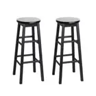 Artiss Set of 2 Beech Wood Backless Bar Stools