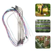 Models Lamp 10pcs Steel Pipe 1:150 Street Lights Train Post Street LED Brand New