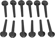 Ebony Peg Exquisite Wooden Tuning Replacement Accessories with Fisheye Oud Violin Fiddle