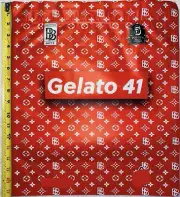 5 Count- 1 LB Size OFFICIAL Gelato 41 Sealable Zip Lock Packaging Bags USA