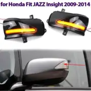 2x Dynamic Side Mirror Light LED For Honda Fit Jazz GE6 GE8 Insight ZE2 Facelift
