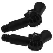 2 Pcs Mop Accessories Angle Adaptor for Extension Pole Extensions