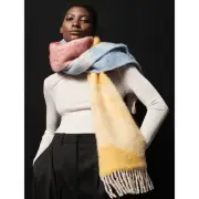 NWT COS Mohair Alpaca Wool Blend Statement Scarf