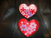 NEW PINK RED SATIN VALENTINE HEART BOXES U PICK STYLE GR8 GIFT BOX 4 PROPOSAL