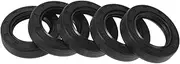 X AUTOHAUX Universal Oil Seal TG4 Lip Seal Ring Rotary Shaft Seal 30x47x10mm High Pressure NBR Rubber Black 5 Pcs