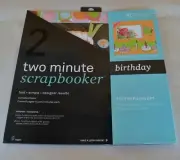 New Autumn Leaves Brand 6 Pages BIRTHDAY 2-Minute Scrapbooker Scrap Booking