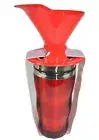 Melitta Ready Set Joe To Go Coffee Red Travel Mug & Filter Cone uses #2 Filters