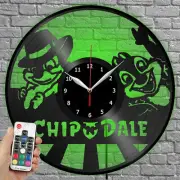 LED Clock Chip'n'Dale Vinyl Record Wall Clock Led Light Wall Clock 549