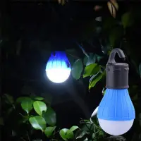 在飛比找Yahoo!奇摩拍賣優惠-1入 LED露營燈泡 白光燈泡 電池燈 戶外掛燈 帳篷燈泡 