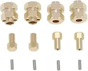 Modification Accessories Brass Hex Wheel Widening Adapter for 1/24 Axial SCX24 for AXI90081 for AXI00001 for AXI00002
