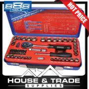 888 Tools Socket Set 1/4" + 3/8" Dr 55 Piece METRIC/SAE T820199