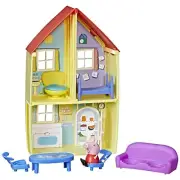 Peppa Pig Peppa’s Adventures Family House Playset, Includes Figure and 6 Fun