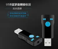 在飛比找樂天市場購物網優惠-藍芽適配器藍芽接收器USB車載藍芽棒音頻適配器無線音響箱轉換