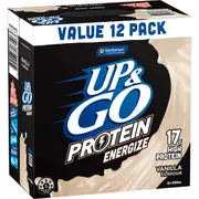 Up&Go Protein Energize Breakfast Liquid Vanilla 250mL x 12 pack