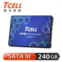 在飛比找蝦皮購物優惠-TCELL TT750 240GB SSD 固態硬碟 冠元 