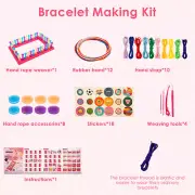 Elastic String Bracelet DIY Kit Bracelet Making Kit for Girls Colorful DIY lemKx