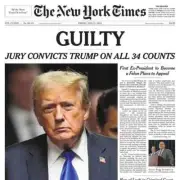 2024 MAY 31 NEW YORK TIMES - GUILTY - JURY CONVICTS TRUMP ON ALL 34 COUNTS