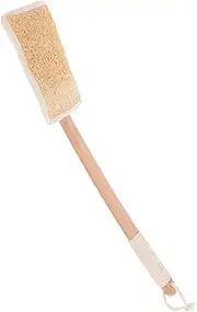 MERRYHAPY Bath Brush Long Handle Shower Back Brush for Gentle Exfoliation Comfortable Body Bathing Experience