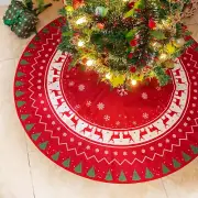 Red Christmas Tree Skirt Christmas Tree Base Cover Christmas Tree Skirt 36 i...