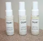 3 x OUAI Leave In Conditioner 0.84 oz / 25mL Travel Size 2.52 Heat Protection
