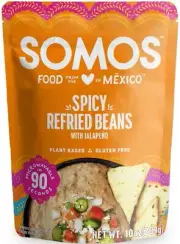 Somos Spicy Refried Beans - Gluten Free & Non-GMO - 10 oz