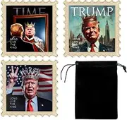 The 45/47th President Donald J. Trump Coin The Second Presidential Term Challenge Coins (3pcs)