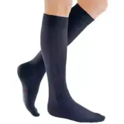 Medi for Men Calf Highs, Ribbed, CT, (Size: V) 15-20mmHg Navy