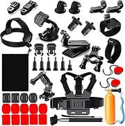 44 in 1 Action Camera Accessory Combo Kit -Compatible with Insta360 One X4,X3,X2，One R, X，for Gopro Here 10,11