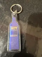 Vintage Skyy Vodka Key Chain