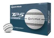 TAYLORMADE TP5 STRIPE 2 DOZEN GOLF BALLS - WHITE - NEW 2024 BALL - VALUE PLUS!