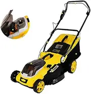 Electric Lawn Mower,Rechargeable Push Gas Mower,Household Lawn Trimmer,Garden Pruning Tool Grass Trimmer Cutter