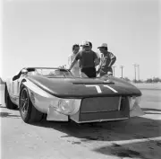 Riverside GP Chris Amon drives the Ford GT40 X-1 RACING OLD PHOTO 13