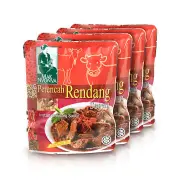 Mak Nyonya Instant Rendang Sauce X4 Curry Paste For Shrimp Chicken Fish 7oz