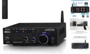 Mini Audio Amplifier Stereo Receiver Bluetooth 5.3,RMS 100Wx2 TPA3116 Class D