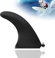 8.5'' Paddle Board Fin SUP Single Center Fin with 1 No-Tool Fin Screw, Surfboard Fins Reinforeced SUP Replacement Fins for Surfing, Surfboard, Stand-up Paddle Board, Longboard