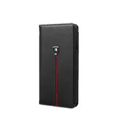 For Iphone Xs Max Microfiber Horizontal Flip Leather Case With Holder and Card Slots and Wallet