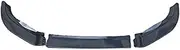 QASULER Front Bumper Splitter Lip Diffuser Body Kit Spoiler Guard Tuning, for Volkswagen, for Golf, 6 MK6 R R20 2008-2013 Glossy Black ABS Car Front Spoilers Car Front Spoiler(Black Gloss Black)