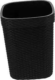 Cabilock Garbage Can Square Trash Can Waste Outdoor Teacup Rattan Trash Can Trash Can for Car Woven Baskets Trash Basket Trash Cans for Cars Basket for Car Decorative Trash Can Lid Plastic