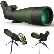 25-75X80 Spotting Scopes for Target Shooting - HD Spotter Scope with Tripod C...