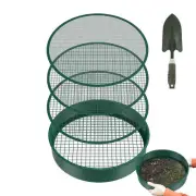 Gardening Metal Sieve Sand Soil Compost Sieve Metal Sifter Greenhouse Strainer