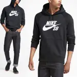 MR.CH - NIKE SB ICON FLEECE HOODIE 黑底白勾 帽TEE 846887-010