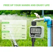 Automatic Water Timer, Digital Garden Irrigation Sprinkler, Outdoor Smart Wateri