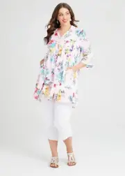 BNWT TS TAKING SHAPE LONG VISCOSE SHIRT WITH POCKETS - SIZE 20
