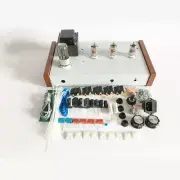HiFi 12AX7 Vacuum Tube Preamp DIY KIT Stereo Home Desktop Audio Preamplifier