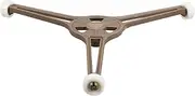 Luxshiny Triple Arm Glass Plate Tray Support for Microwave Oven Turntable Rotating Roller Stand