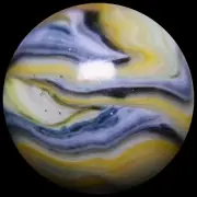 JABO Dave's Fall Classic Marble Collector Series: Sapphire Aventurine Flames