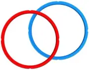 Genuine Instant Pot Sealing Ring 2-Pack - 6 Quart Red/Blue & Instant Pot