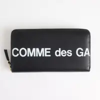 在飛比找蝦皮商城優惠-COMME des GARCONS CDG大款小牛皮拉鍊長夾