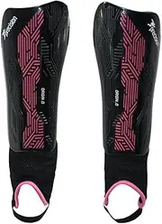 Precision Unisex Adult Origin.0 Shin Guards (UK Size: L) (Black/Pink)